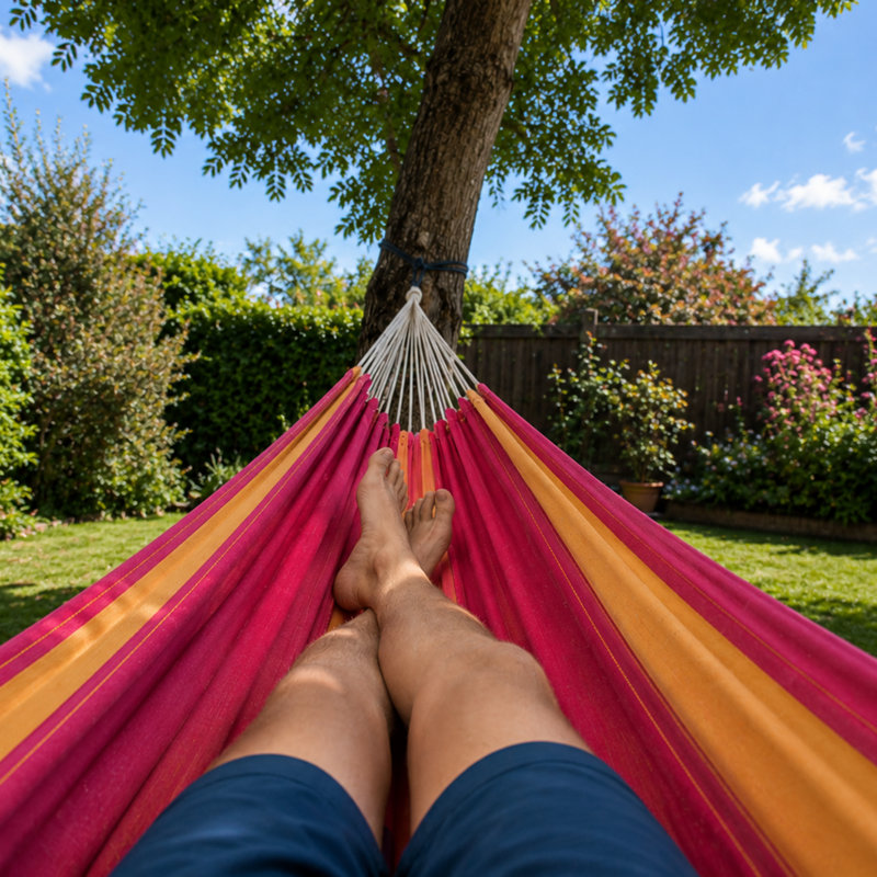 Santana Hammock, Pink/Orange