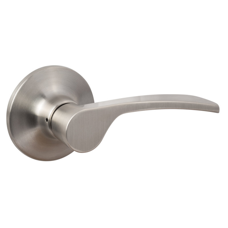 Edge Passage Lever, Grade 2, Satin Nickel