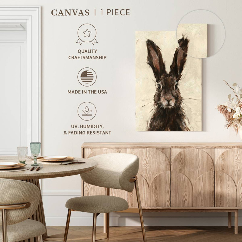 Brampt European Hare I, 48" H x 32" W