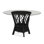 Everglade Round Glass Pedestal Dining Table