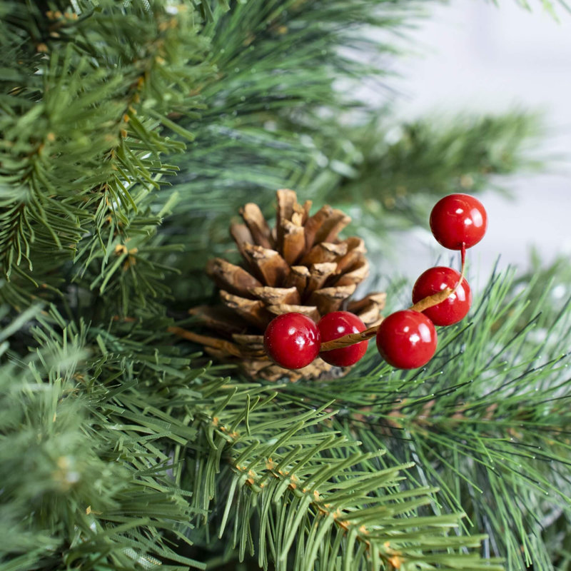Arbre de Noël artificiel - décoration de Noël vert classique, H 6,9 pi