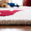 Tapis ivoire en laine / coton touffeté à la main Kruetzen-21773652