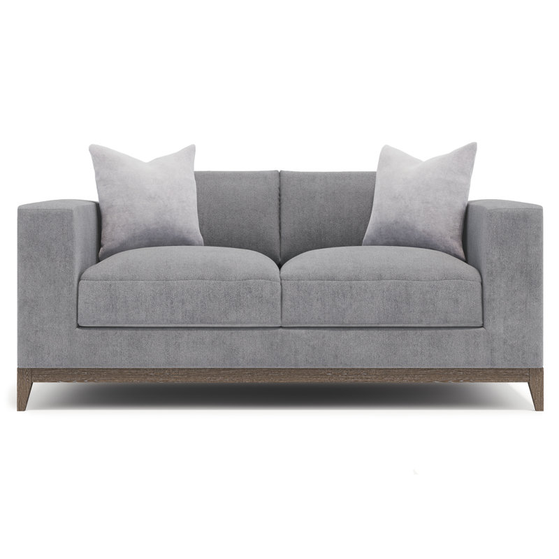 Noel Fabric Loveseat, Gray