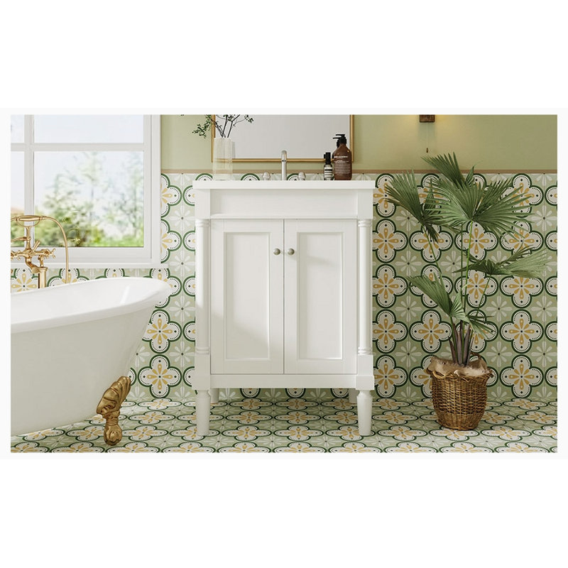 Meuble-lavabo simple avec plateau Domnik 24,00