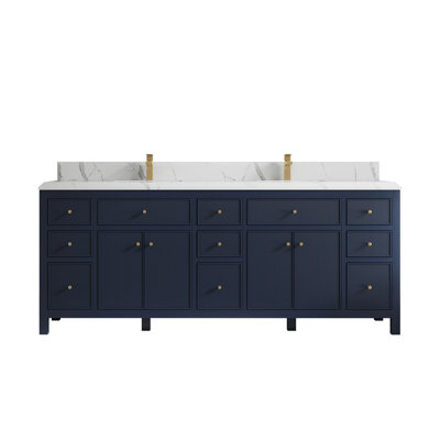 Ensemble de meuble-lavabo double 84 po Sonoma