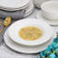 Service de table 16 pièces en porcelaine blanche Serenity