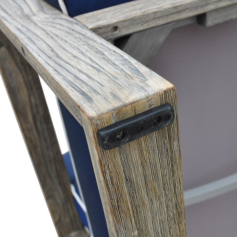 Asther Teak Outdoor Lounge Chair , Sunbrella® Cushions Included