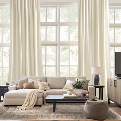 Velvet Curtains Thermal Insulated Sound Reducing Heavy Matt Heat & Chill Resistant Drapes for Home Decoration, 2 Panel
