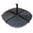 Four Seasons Courtyard Compact Cross Base for Offset Umbrella - Sabery 