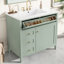 Meuble-lavabo avec lavabo, 3 tiroirs et tablette réglable-278589137