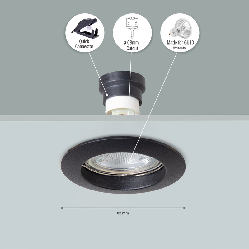 Ailbert 7.8cm Recessed Lighting Kit
