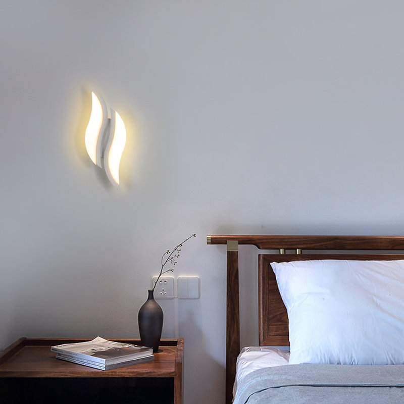 2-Light LED Flush Mounted Wall Sconce, 3000K