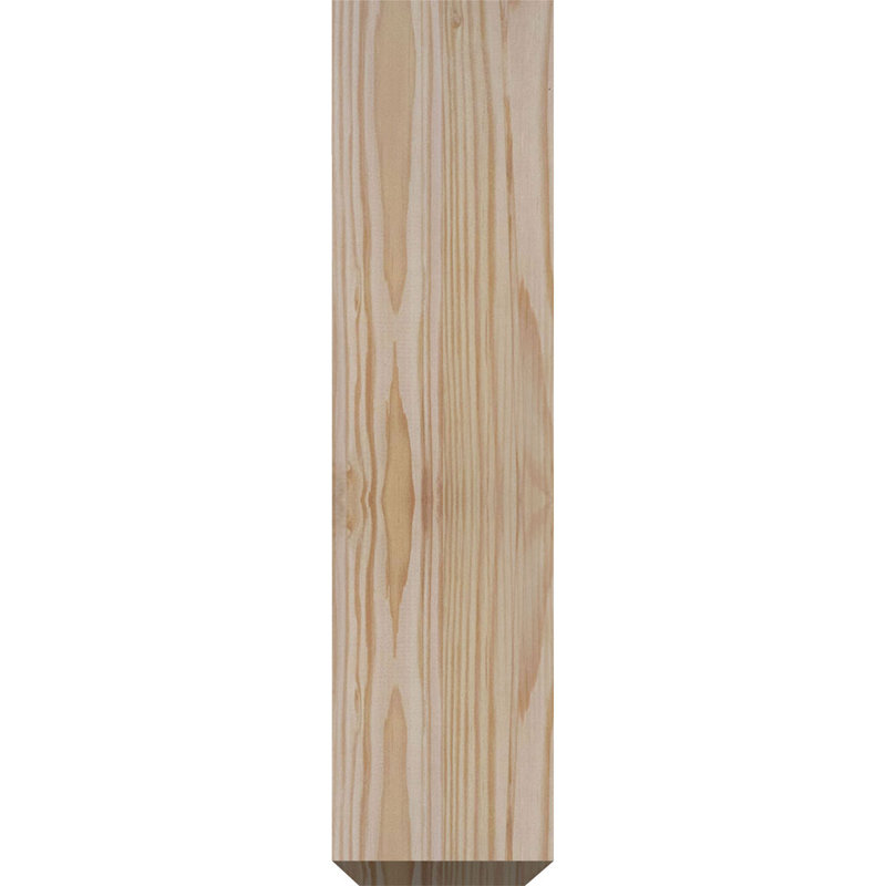 Support triple Ironcrest de 4 po Nevio, H 16 po x P 13 1/2 po, Sapin de Douglas l 3 1/2 po x T 4 po (lisse)