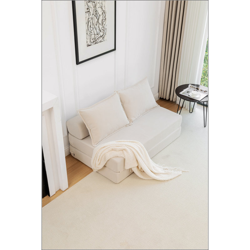 Canapé-lit pliable, Beige