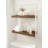 Martrail 2 Piece Maple Solid Wood Floating Shelf