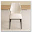 Chaises en cuir de polyuréthane avec pieds en métal