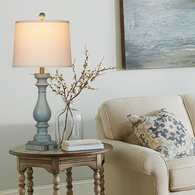 Gibsland Resin USB Table Lamp