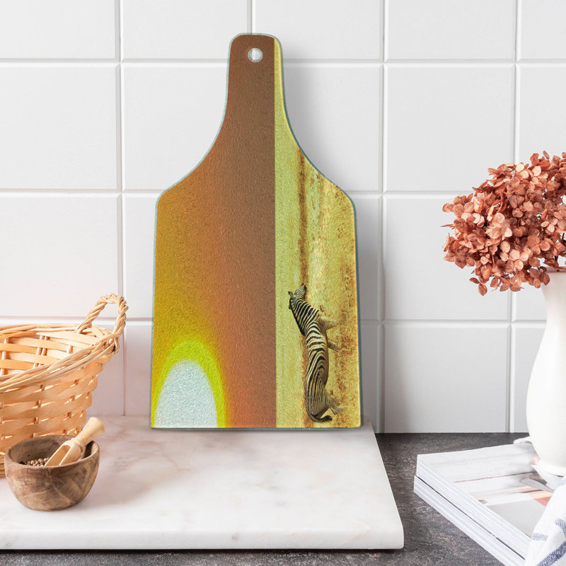 Planche à découper en verre trempé Ambesonne