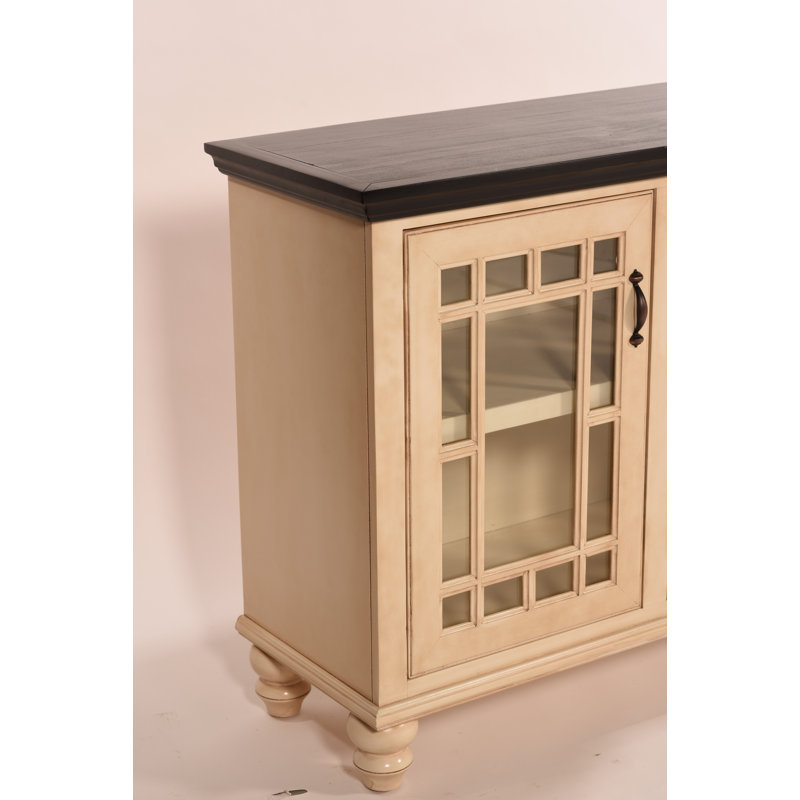 Unfinished TV Stand for TVs up to 70", Caribbean Rum, Cupola Yellow