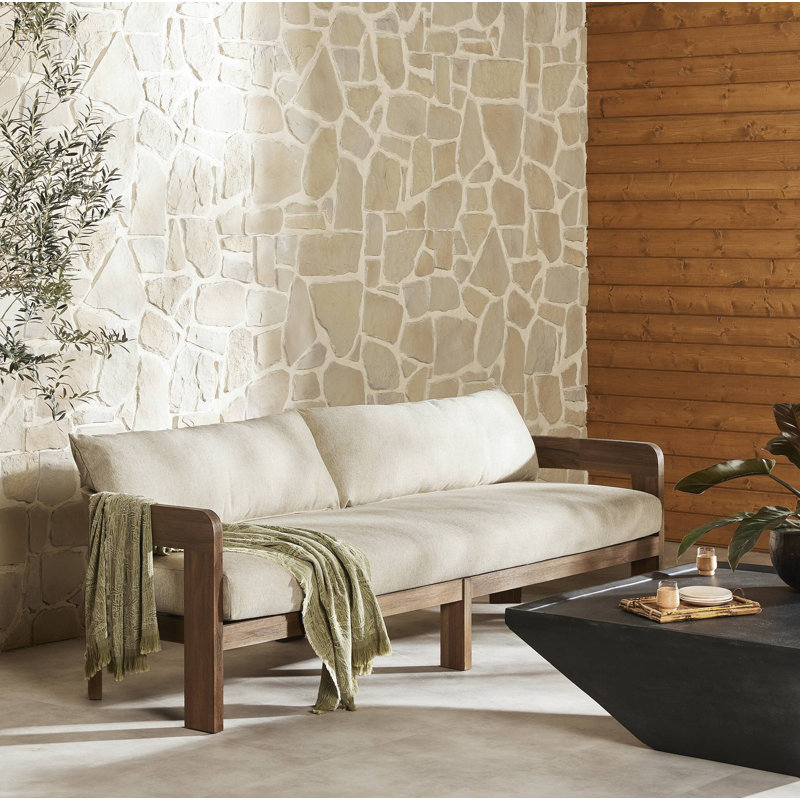 Jackson Outdoor Sofa-96"-Ellor Beige, Ellor Beige