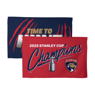 NHL Florida Panthers Champs Gather 2 Pack Fan Towel Team Spirit Hockey Towels for Kitchen, Gym, or Tailgate 16 x 25 inches