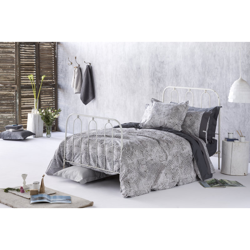 Talarico Geometric Shapes Duvet Cover, Navy, Super King Duvet Cover