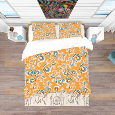 Traditional Damask Duvet Cover