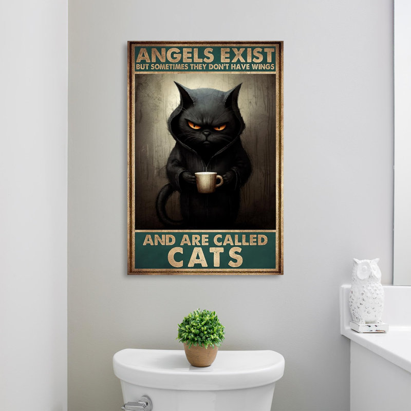 «And Are Called Cats On», impression sur toile, H 36 po x l 24 po x P 1,25 po