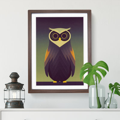 Unique Owl Art No.1 Abstract - Wall Art