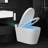 Electric One-Piece Smart Bidet Toilet – Auto Open/Close Lid, Tankless Flush, Heated Seat & Warm Air Dryer