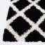 Tapis noir / blanc Alberthe-420907965