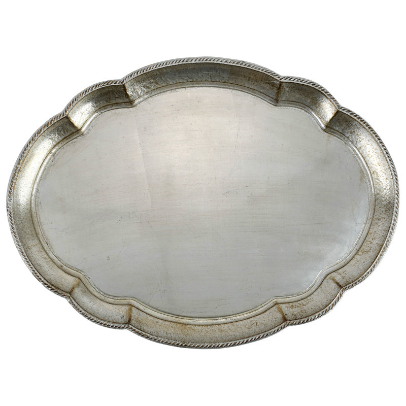 Grand plateau oval Florentine, Platine