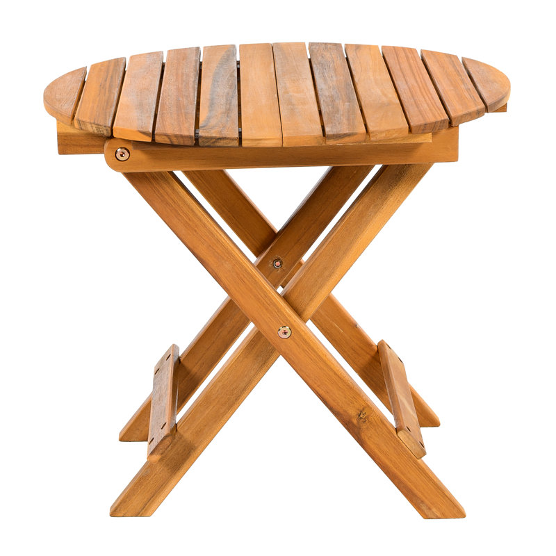 Foldable And Adjustable Table, Wood With Finish, High Weight Capacity, Simple Maintenance Plan