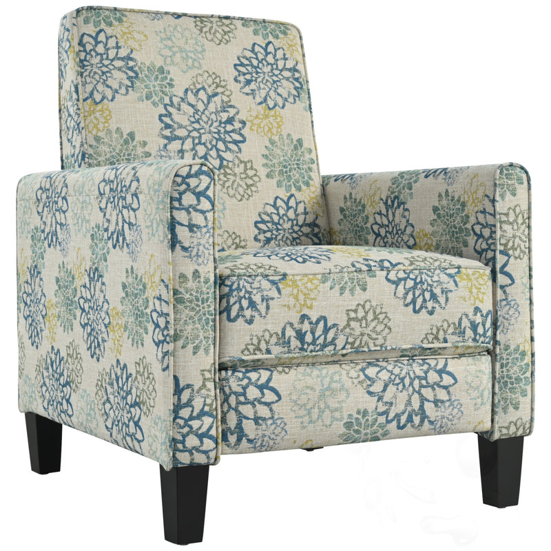 Fauteuil inclinable rembourré réglable avec repose-pieds extensible