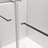 60 In. W X 76 In. H Freestanding Double Sliding Frameless Shower Enclosure In Brushed Nickel Finish-122790653