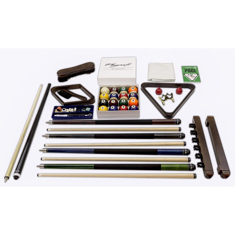 Yukon Northern Drift Slate Pool Table with Brown Felt, 7'5"