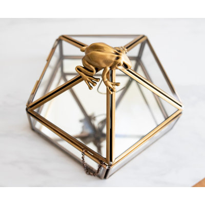 Glass Jewelry Box