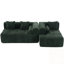 L-Shaped Chenille Sectional Sofa With Deep Seating And Two Side Pockets-1281312152