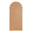 71"×31" Arch Wood Full Length Wall Mirror with Window Pane Frame-1621477862