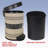 Steel Open Waste Basket - 1.32 Gallons