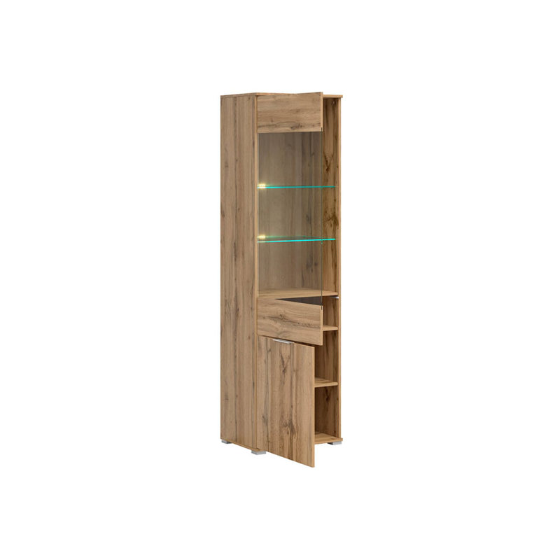Display Cabinet, Oak Riviera