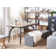 Extendable Metal Base Dining Table