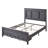 Farmhouse Platform Bedframe, Wood Bed Frame With 52" Tall Headboard-2119711912-2119711907