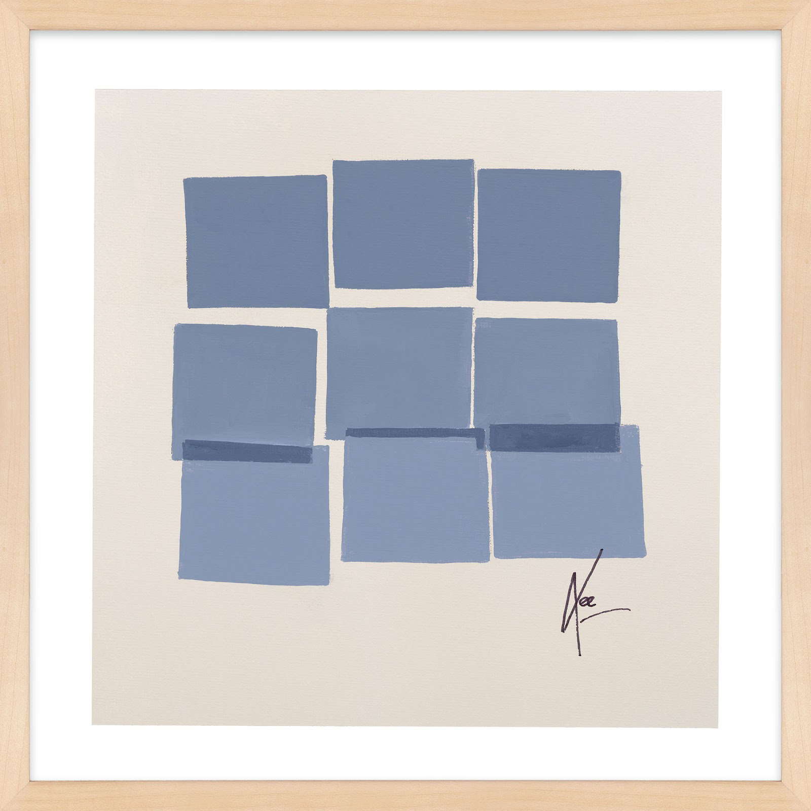 Reflection 1 by Lee Lessem, Brown, 24" H x 24" W x 1.25" D