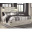 Grand lit plateforme avec rangement Kalayiah