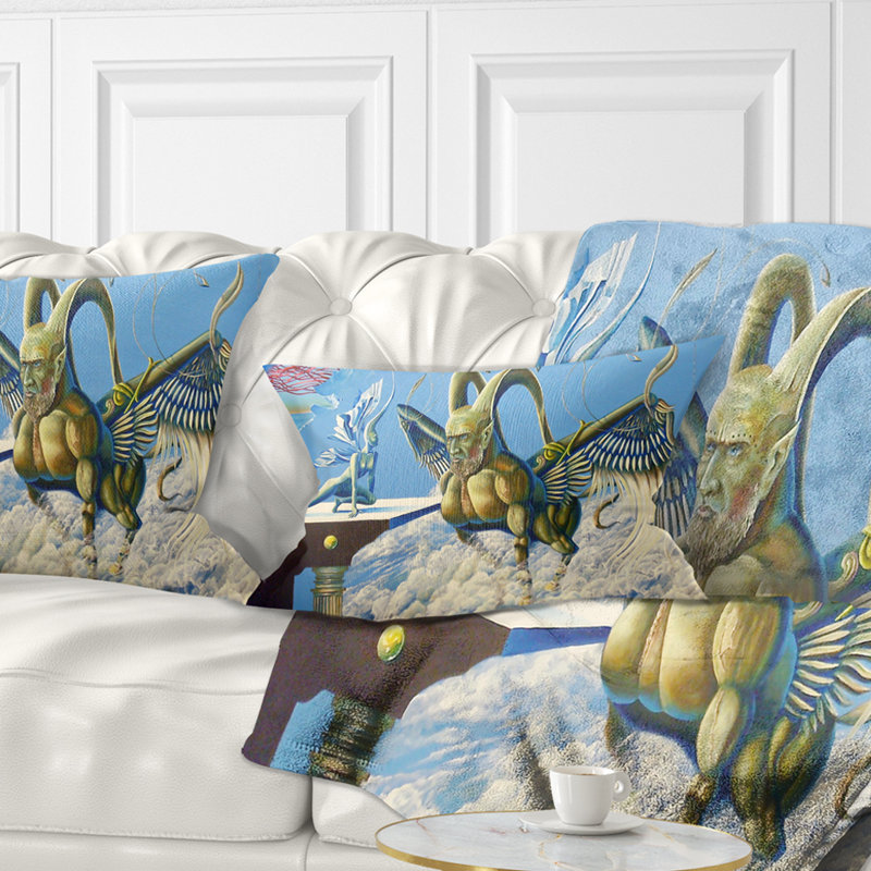 Cherubim - Portrait Printed Pillow