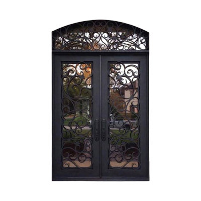 Renaissance Arched Iron Door