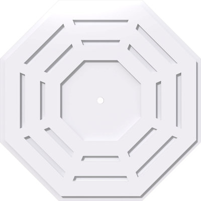 Médaillon de plafond contemporain en PVC Westin