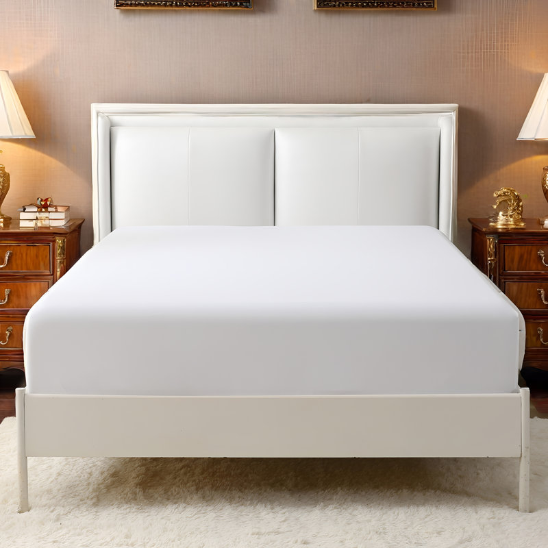 Drap-housse en microfibre ultra douce Solayne 1800 Series, Drap-housse grand, Blanc
