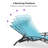Outdoor Rust-Resistant Metal Chaise Lounge with Table-2285384